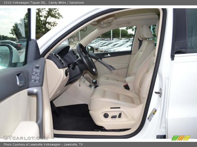 Candy White / Sandstone 2010 Volkswagen Tiguan SEL