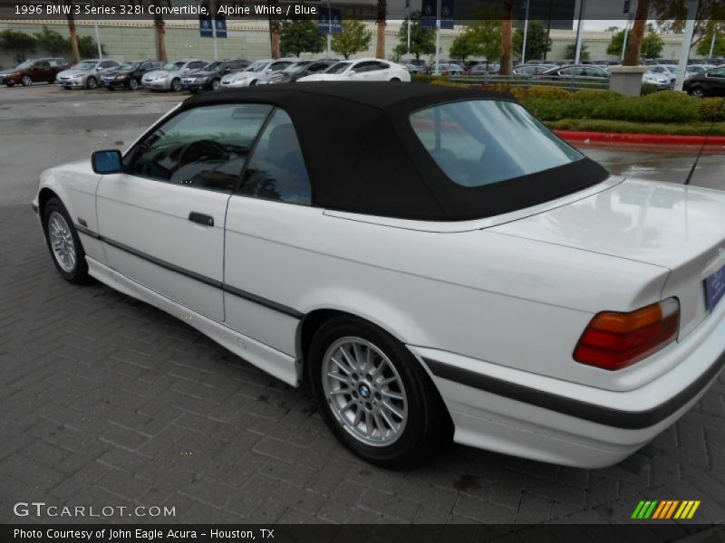 Alpine White / Blue 1996 BMW 3 Series 328i Convertible