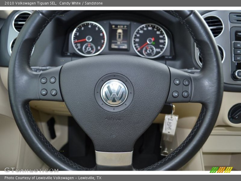 Candy White / Sandstone 2010 Volkswagen Tiguan SEL