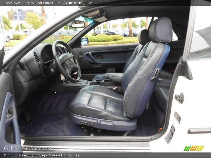 Front Seat of 1996 3 Series 328i Convertible