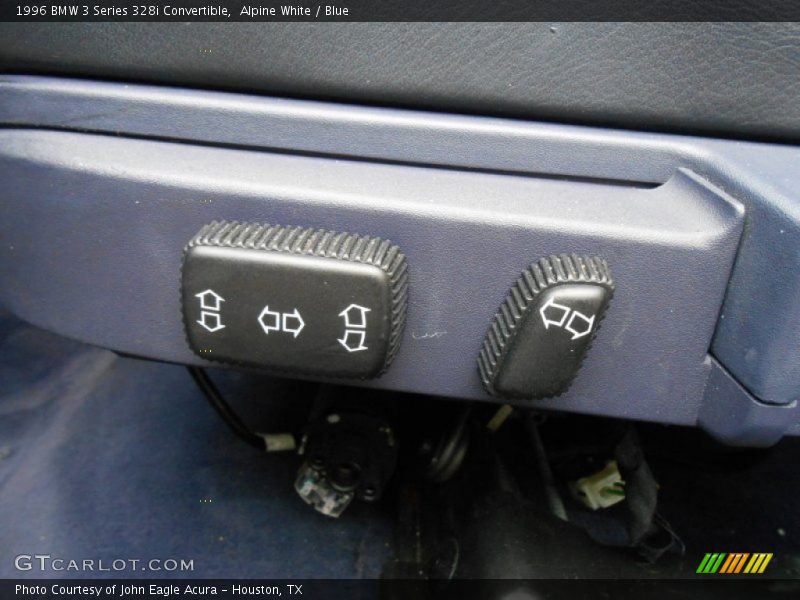 Controls of 1996 3 Series 328i Convertible