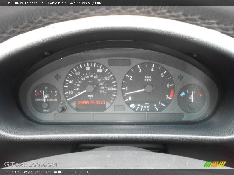  1996 3 Series 328i Convertible 328i Convertible Gauges