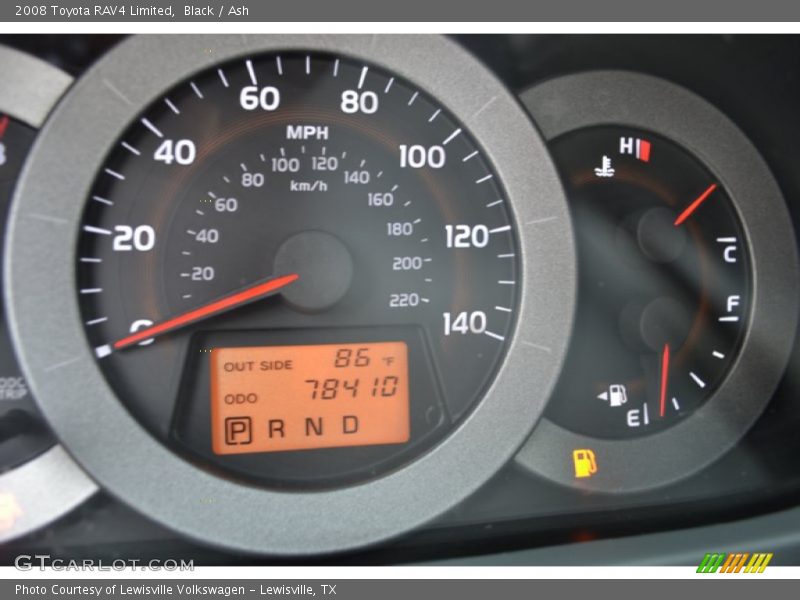Black / Ash 2008 Toyota RAV4 Limited