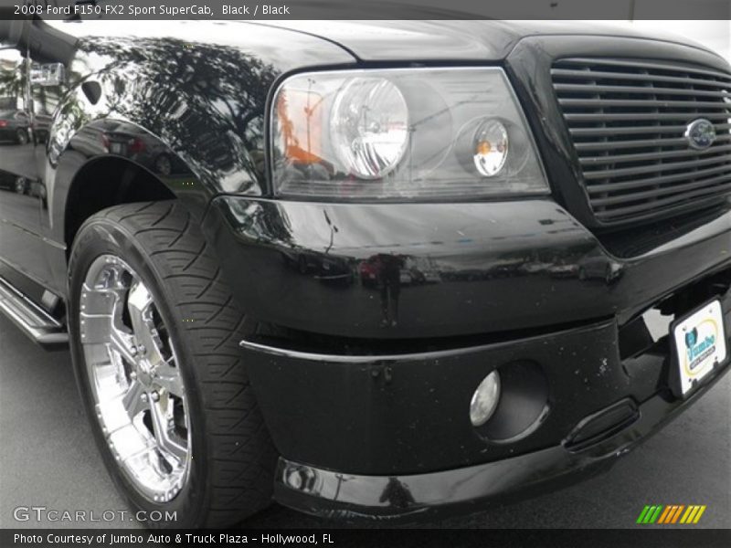 Black / Black 2008 Ford F150 FX2 Sport SuperCab