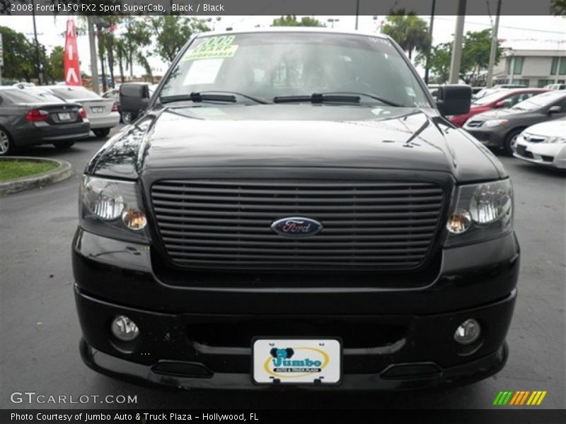 Black / Black 2008 Ford F150 FX2 Sport SuperCab