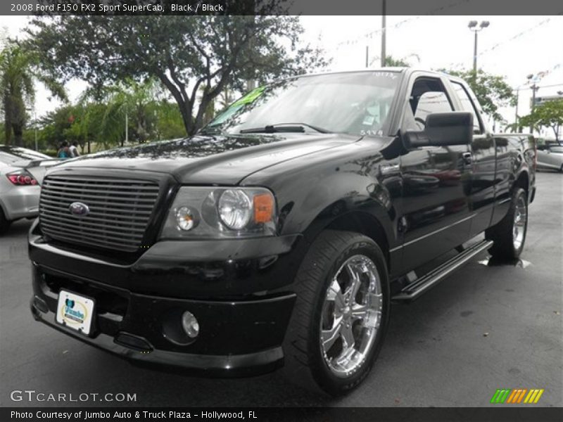Black / Black 2008 Ford F150 FX2 Sport SuperCab