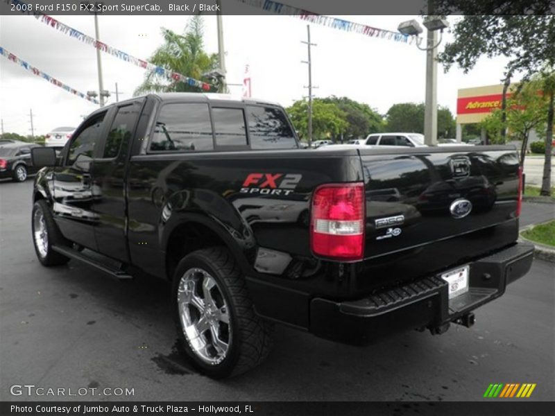 Black / Black 2008 Ford F150 FX2 Sport SuperCab
