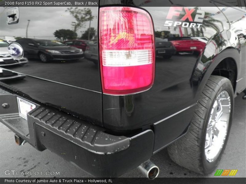 Black / Black 2008 Ford F150 FX2 Sport SuperCab