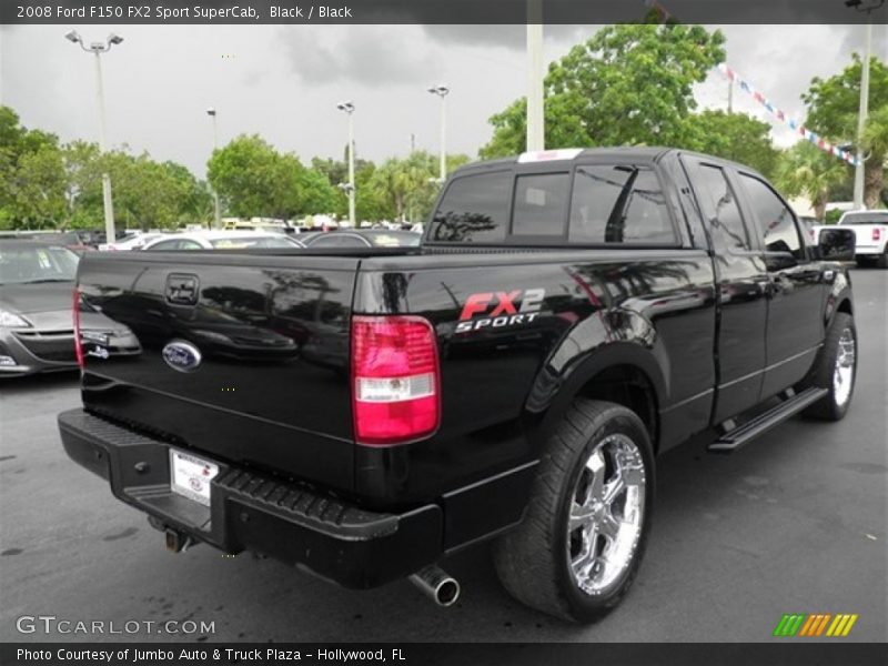 Black / Black 2008 Ford F150 FX2 Sport SuperCab