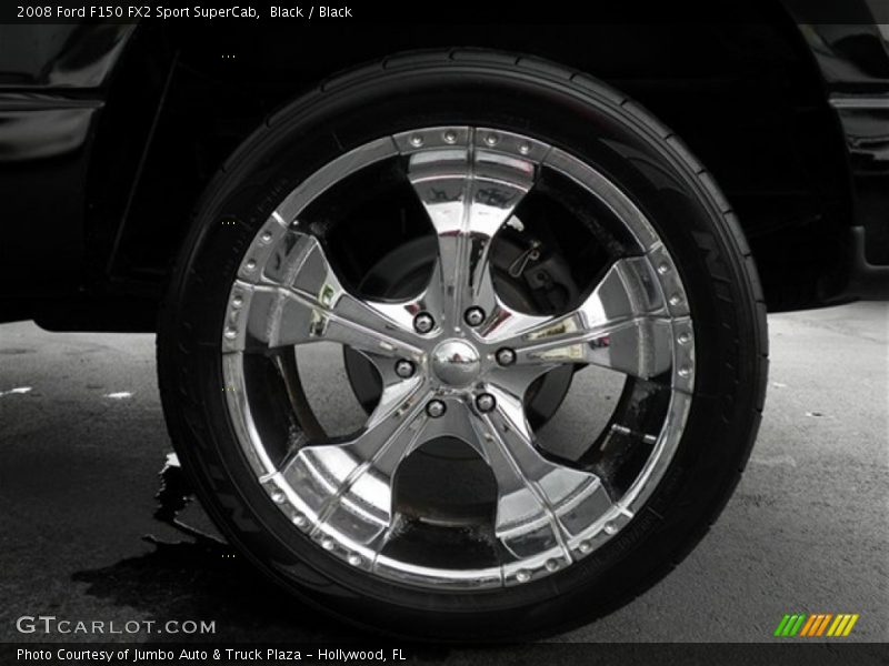Custom Wheels of 2008 F150 FX2 Sport SuperCab