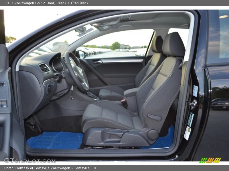  2013 Golf 2 Door Titan Black Interior