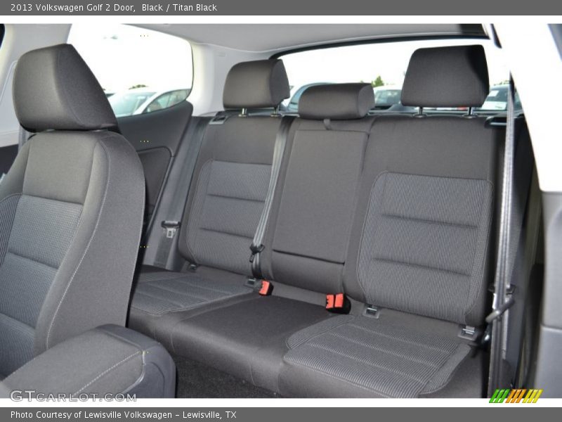 Rear Seat of 2013 Golf 2 Door