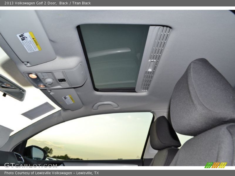 Black / Titan Black 2013 Volkswagen Golf 2 Door