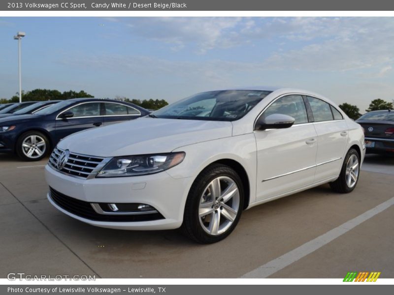 Candy White / Desert Beige/Black 2013 Volkswagen CC Sport