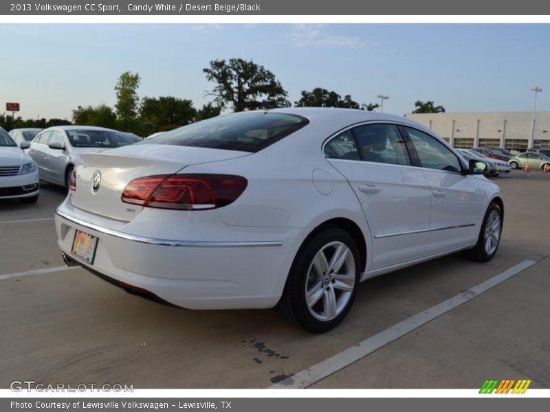 Candy White / Desert Beige/Black 2013 Volkswagen CC Sport