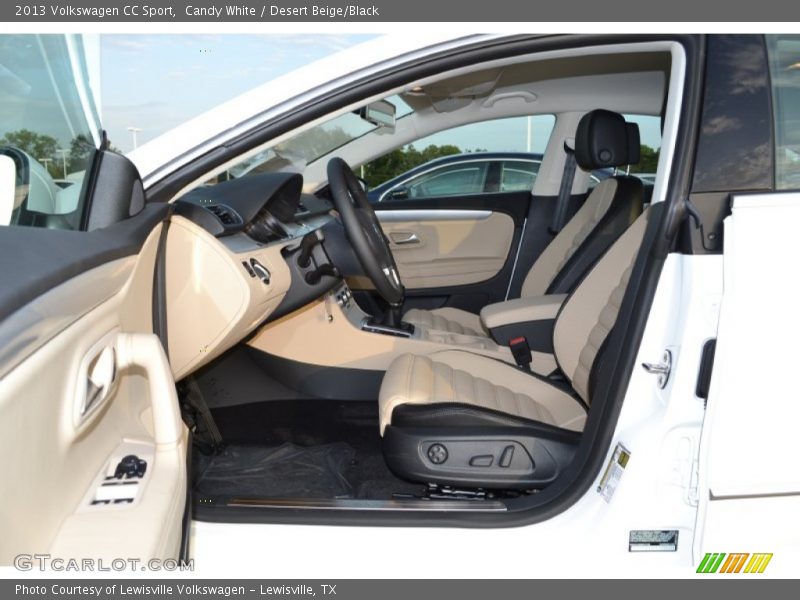 Candy White / Desert Beige/Black 2013 Volkswagen CC Sport