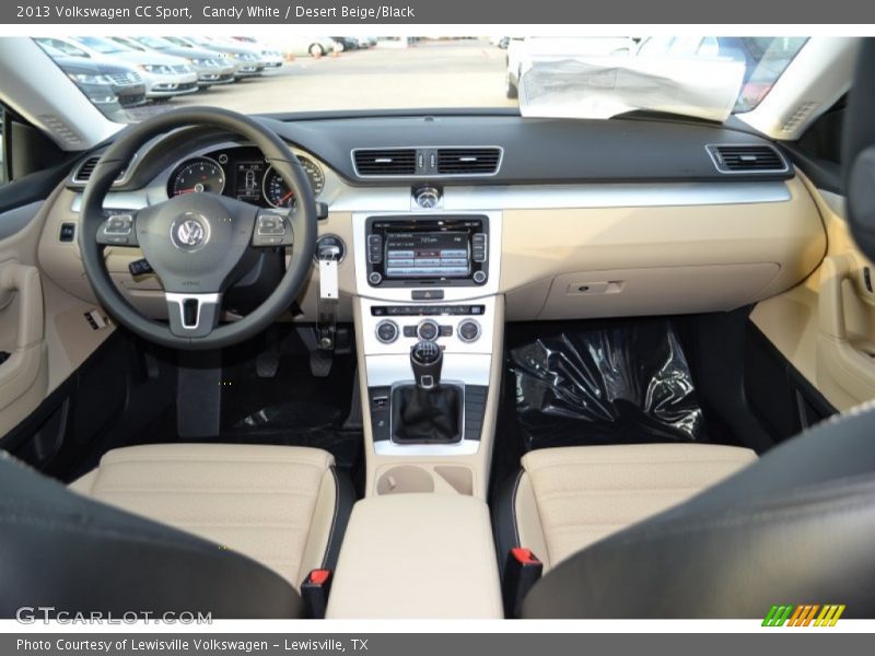 Candy White / Desert Beige/Black 2013 Volkswagen CC Sport