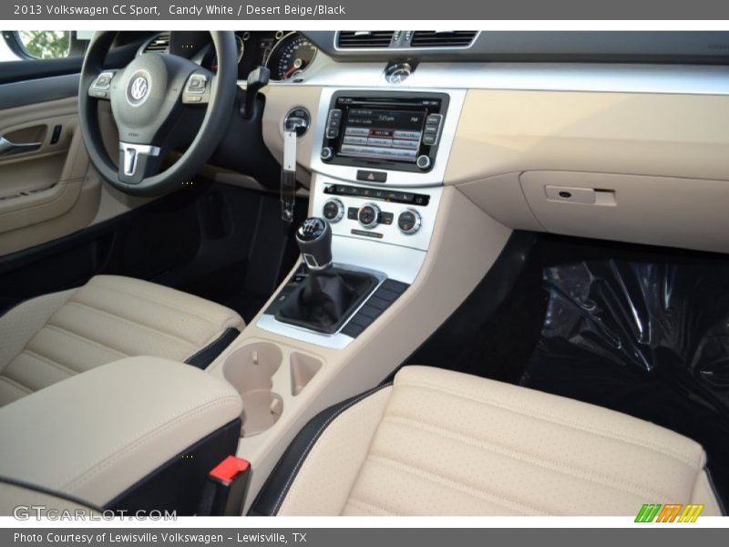 Candy White / Desert Beige/Black 2013 Volkswagen CC Sport