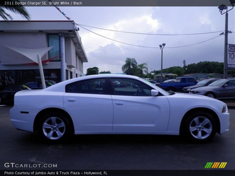 Bright White / Black 2011 Dodge Charger SE