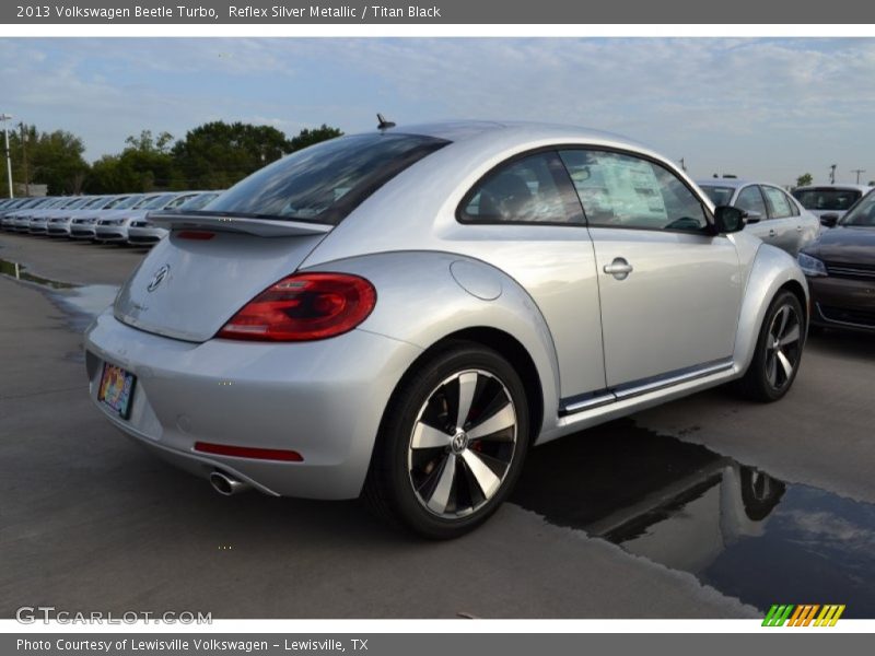 Reflex Silver Metallic / Titan Black 2013 Volkswagen Beetle Turbo