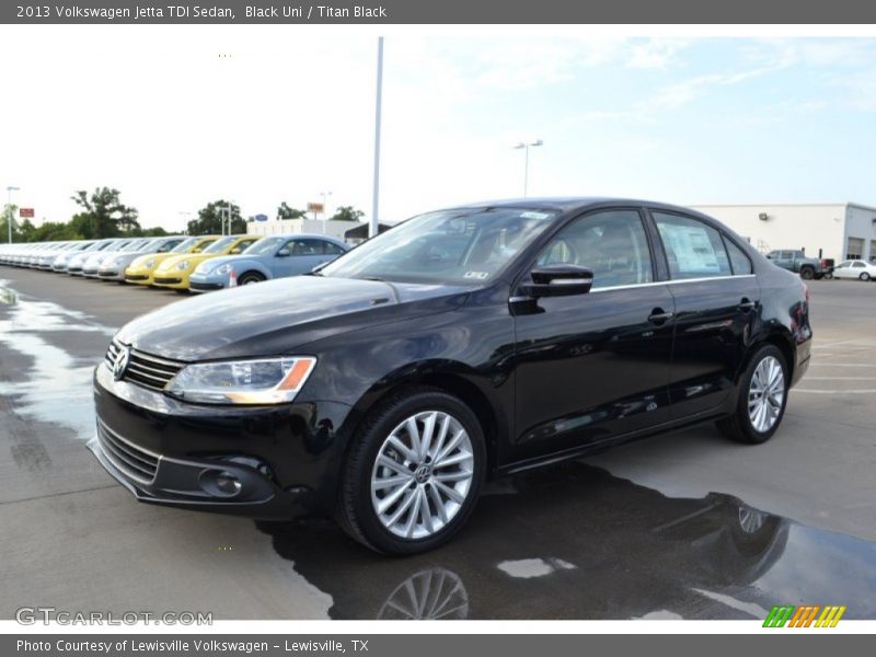 Black Uni / Titan Black 2013 Volkswagen Jetta TDI Sedan