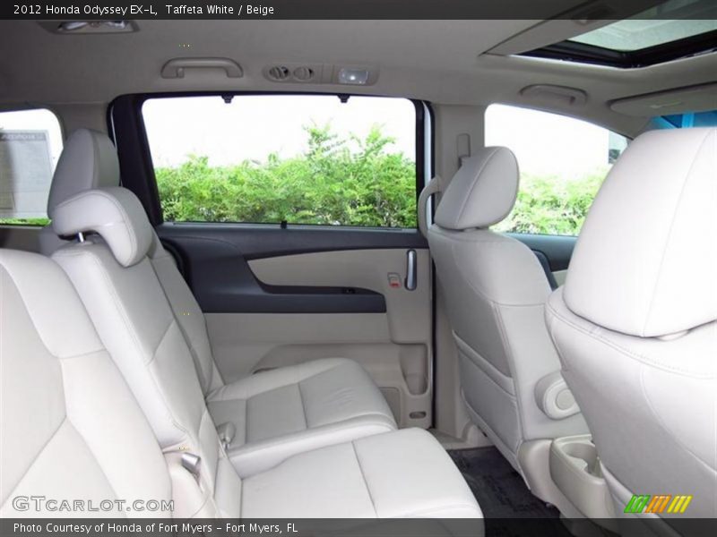 Taffeta White / Beige 2012 Honda Odyssey EX-L