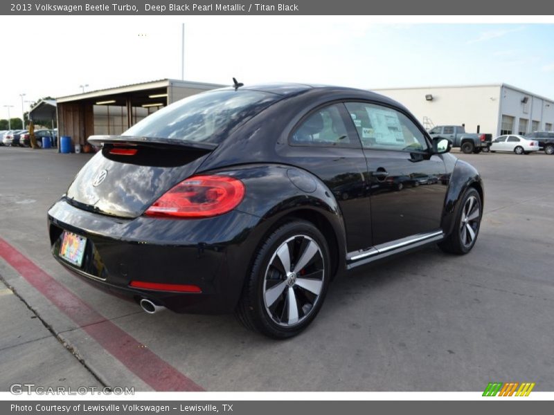 Deep Black Pearl Metallic / Titan Black 2013 Volkswagen Beetle Turbo