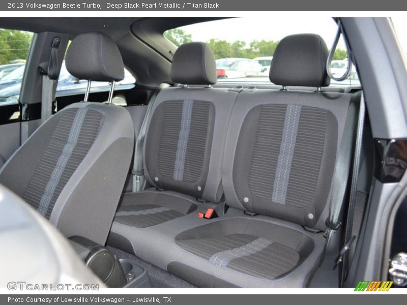Rear Seat of 2013 Beetle Turbo