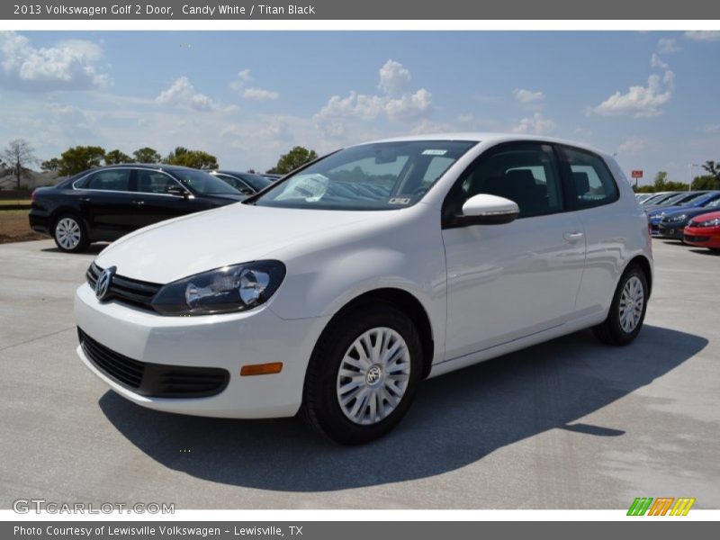Candy White / Titan Black 2013 Volkswagen Golf 2 Door