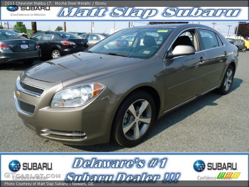 Mocha Steel Metallic / Ebony 2011 Chevrolet Malibu LT