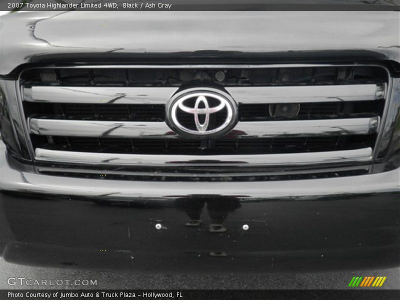 Black / Ash Gray 2007 Toyota Highlander Limited 4WD