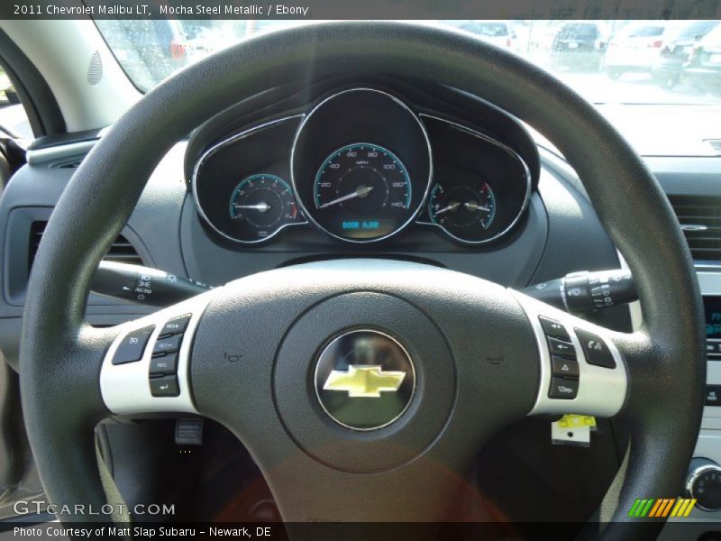 Mocha Steel Metallic / Ebony 2011 Chevrolet Malibu LT