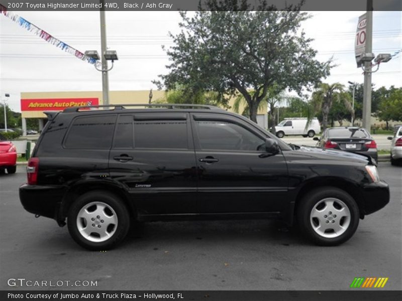 Black / Ash Gray 2007 Toyota Highlander Limited 4WD