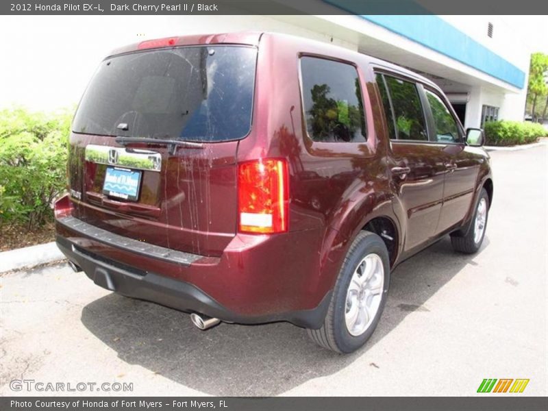 Dark Cherry Pearl II / Black 2012 Honda Pilot EX-L