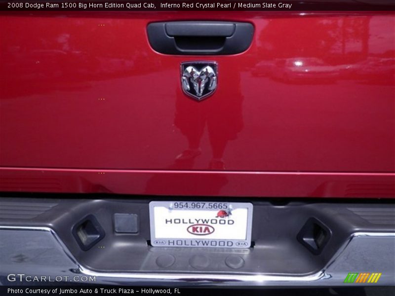 Inferno Red Crystal Pearl / Medium Slate Gray 2008 Dodge Ram 1500 Big Horn Edition Quad Cab