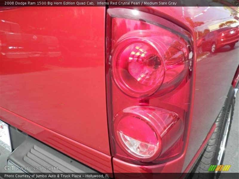 Inferno Red Crystal Pearl / Medium Slate Gray 2008 Dodge Ram 1500 Big Horn Edition Quad Cab