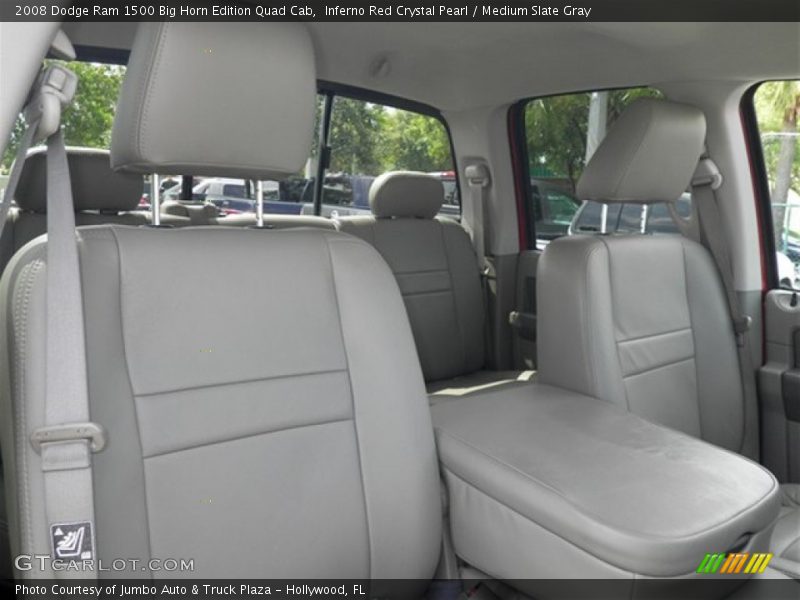 Inferno Red Crystal Pearl / Medium Slate Gray 2008 Dodge Ram 1500 Big Horn Edition Quad Cab