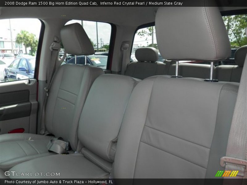 Inferno Red Crystal Pearl / Medium Slate Gray 2008 Dodge Ram 1500 Big Horn Edition Quad Cab