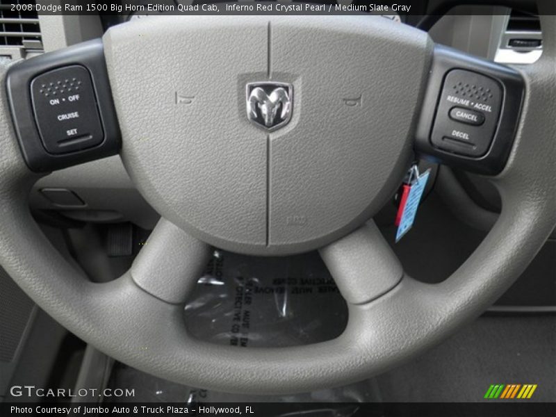 Inferno Red Crystal Pearl / Medium Slate Gray 2008 Dodge Ram 1500 Big Horn Edition Quad Cab