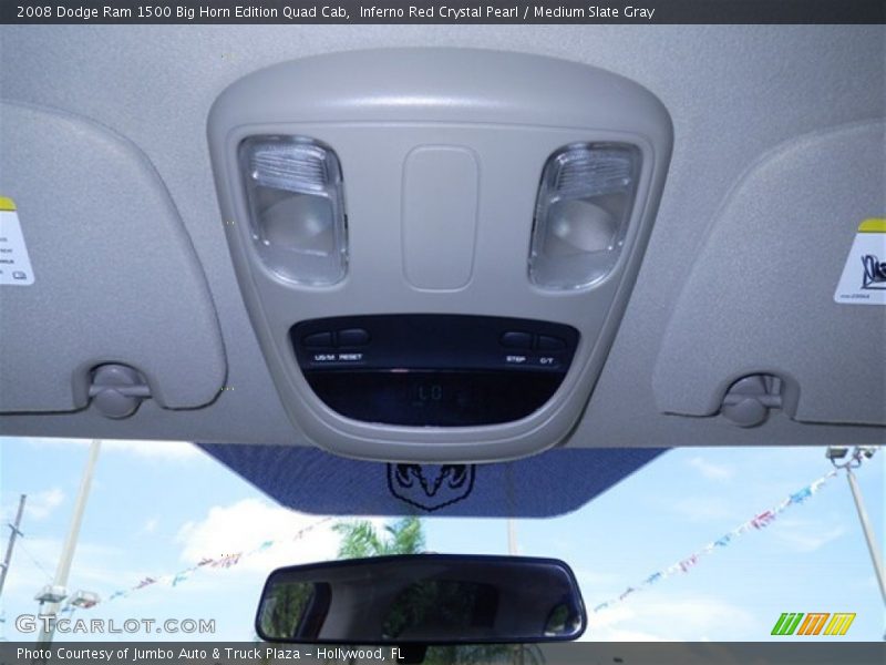 Inferno Red Crystal Pearl / Medium Slate Gray 2008 Dodge Ram 1500 Big Horn Edition Quad Cab