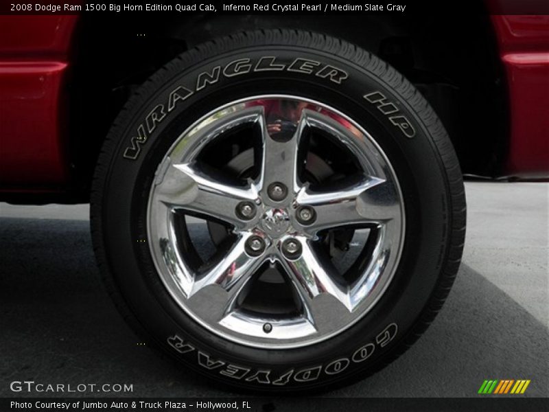 Inferno Red Crystal Pearl / Medium Slate Gray 2008 Dodge Ram 1500 Big Horn Edition Quad Cab