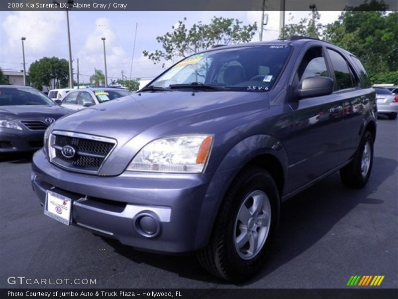 Alpine Gray / Gray 2006 Kia Sorento LX