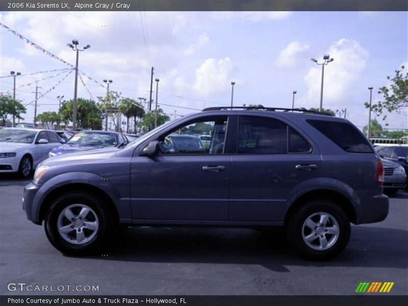 Alpine Gray / Gray 2006 Kia Sorento LX