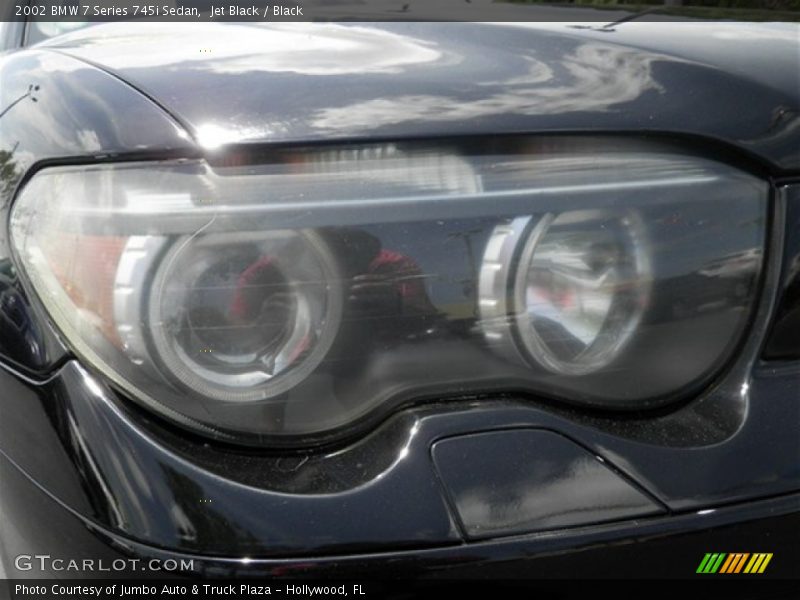 Jet Black / Black 2002 BMW 7 Series 745i Sedan