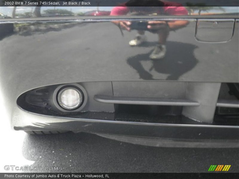 Jet Black / Black 2002 BMW 7 Series 745i Sedan