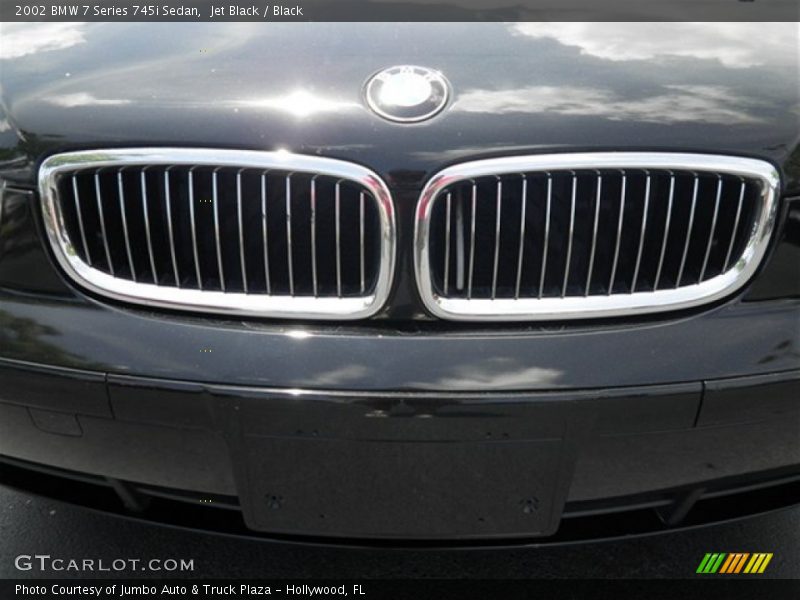 Jet Black / Black 2002 BMW 7 Series 745i Sedan