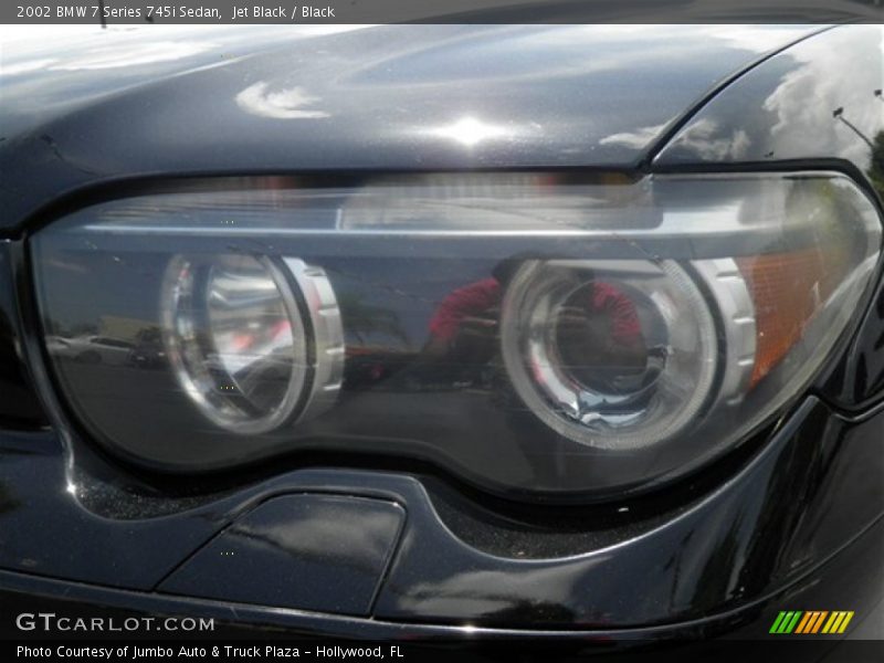Jet Black / Black 2002 BMW 7 Series 745i Sedan