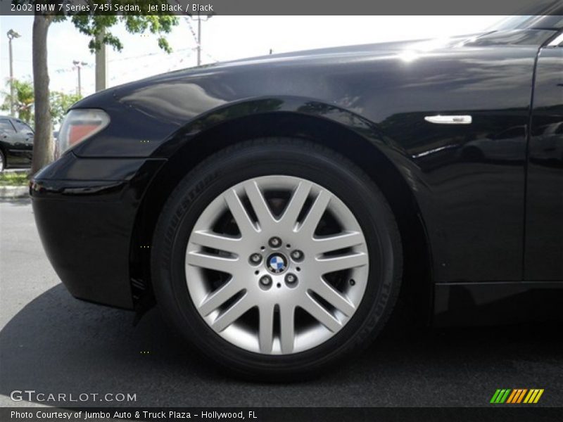 Jet Black / Black 2002 BMW 7 Series 745i Sedan