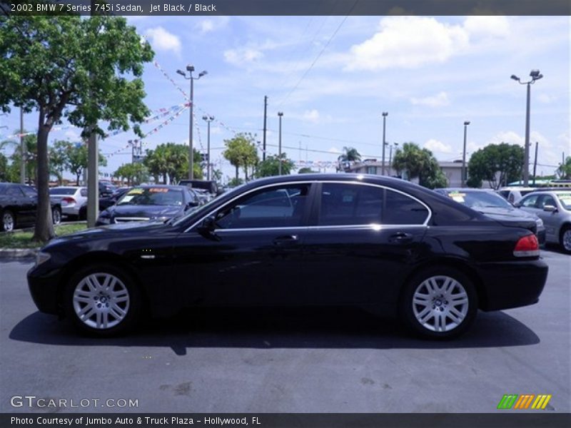 Jet Black / Black 2002 BMW 7 Series 745i Sedan