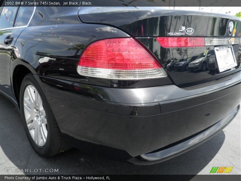 Jet Black / Black 2002 BMW 7 Series 745i Sedan